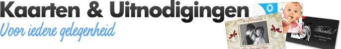 Kaarten, Foto kaarten, Uitnodigingen en meer!